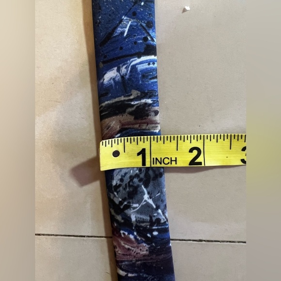 Italian All Silk Handmade Mens TIe 55" Colorful Tie - Picture 7 of 13